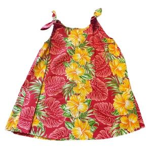 Girls Boutique Hawaiian Print Floral Dress